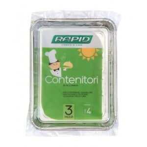CONTENITORE RAPID S/COPERCHIO PORZ.4 (vaschette)