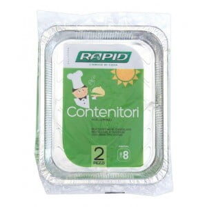 CONTENITORE S/COPERCHIO PORZ.8 RAPID (vaschette)