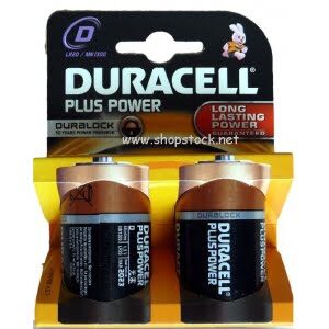 Batteria PILA TORCIA DURACELL PLUS POWER BLISTER PZ.2