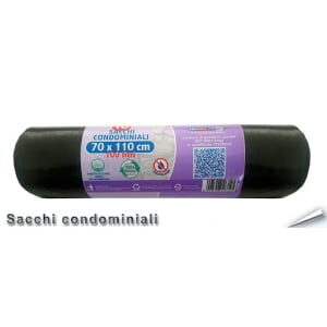 sacchi immondizia a rotolo 70X110 cm 10 pz VEROLENE