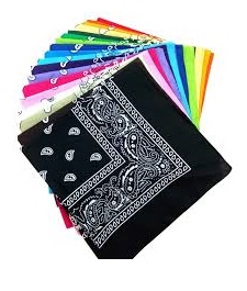 bandana colori assortiti 12 pz