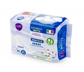 Assorbenti Notte Ultra - 10pz con ali CLENDY
