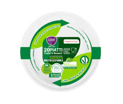 Piatti Frutta e Dessert Riutilizzabili - 20pz.CLENDY