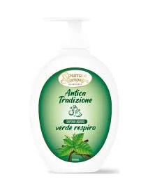 sapone liquido mani SPUMA DI SCIAMPAGNA antica tradizione verde respiro 250 ml