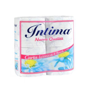 Carta Igienica 4 Rotoli INTIMA Decorata 3 Veli