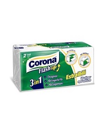 CORONA TOVAGLIOLI/ASCIUGATUTTO/ASCIUGAMANI  FLASH UP ESTRAIBILI  2 VELI 150 PZ